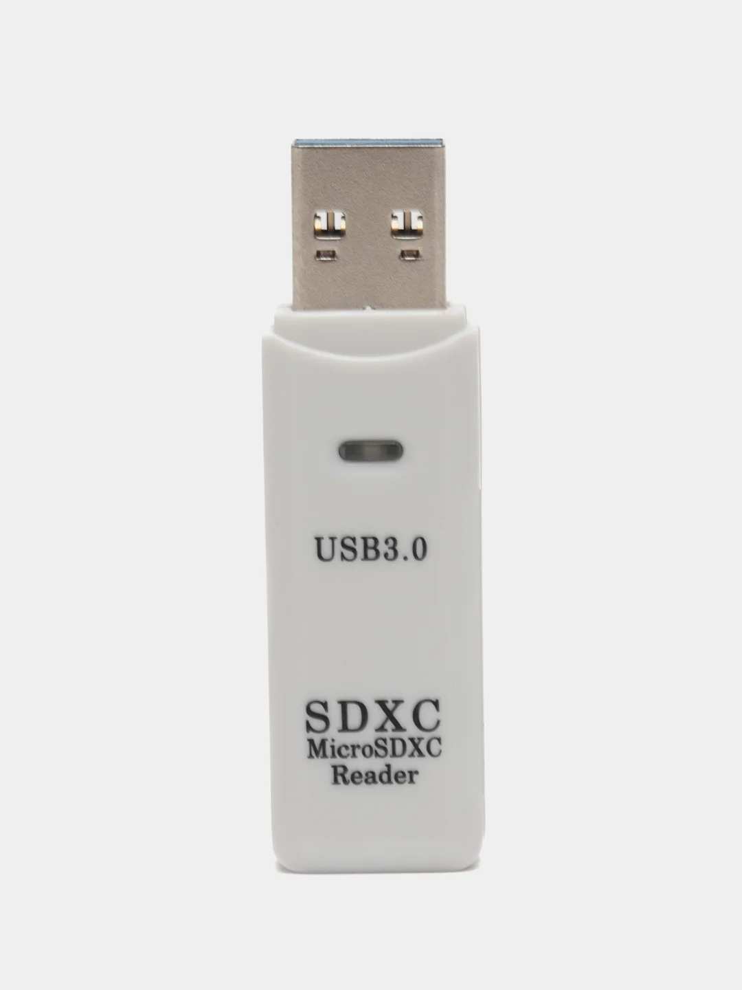 Белый адаптер переходник Картридер Usb 3.0 для SD-и TF-карт