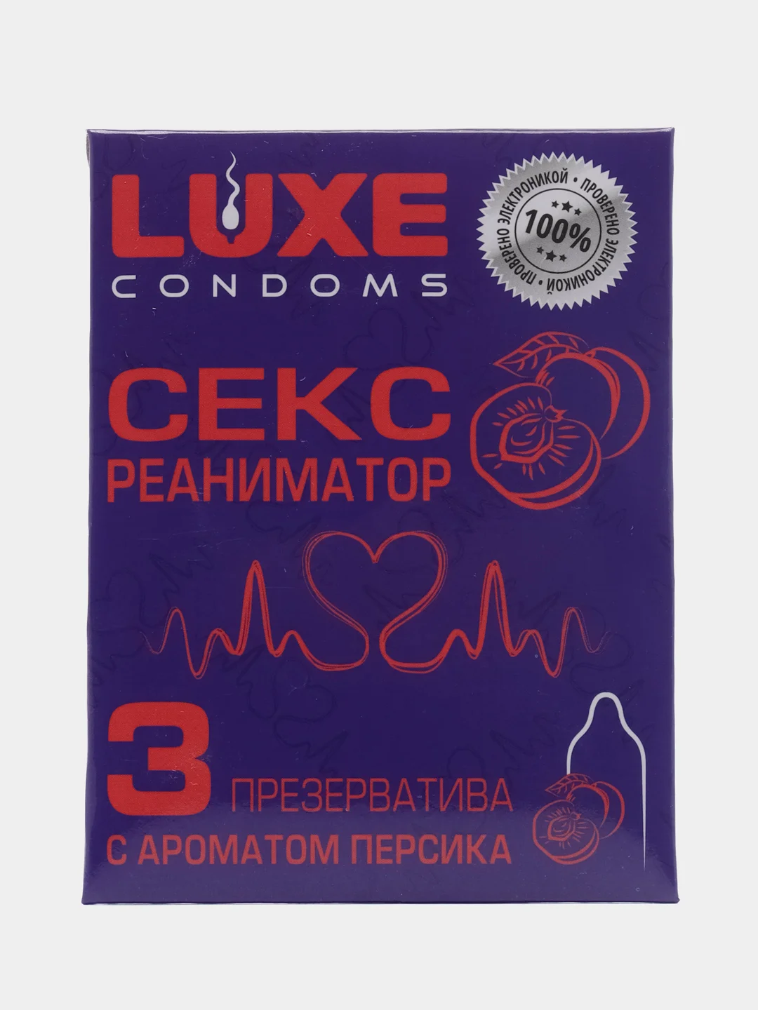 Аметистовый презервативы Luxe в конверте 3 шт