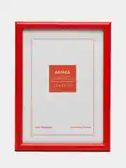 Красный рамка 10 х 15, 15 х 21, 21 х 30, 30 х 40 небьющаяся, профиль 1