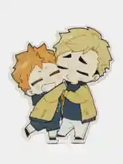 Значок деревянный по мотивам аниме "Волейбол" (Haikyuu)