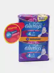 Прокладки Always Platinum "Night Duo", ночные, 12 штук