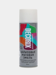 Краска аэрозольная белая Decorix