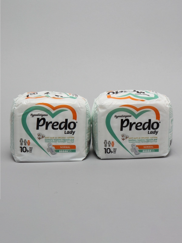 Прокладки гигиенические Predo Lady Normal, с крылышками, 10 штук