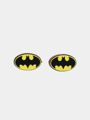 Серьги-пусеты деревянные "Бэтмен" (Batman)