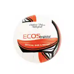 Зеленый мяч волейбольный ECOS Training р.5 / Мяч для волейбола