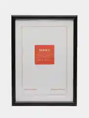 Черный рамка 10 х 15, 15 х 21, 21 х 30, 30 х 40 небьющаяся, профиль 1