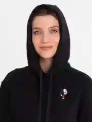 Худи с капюшоном с вышивкой Микки Маус