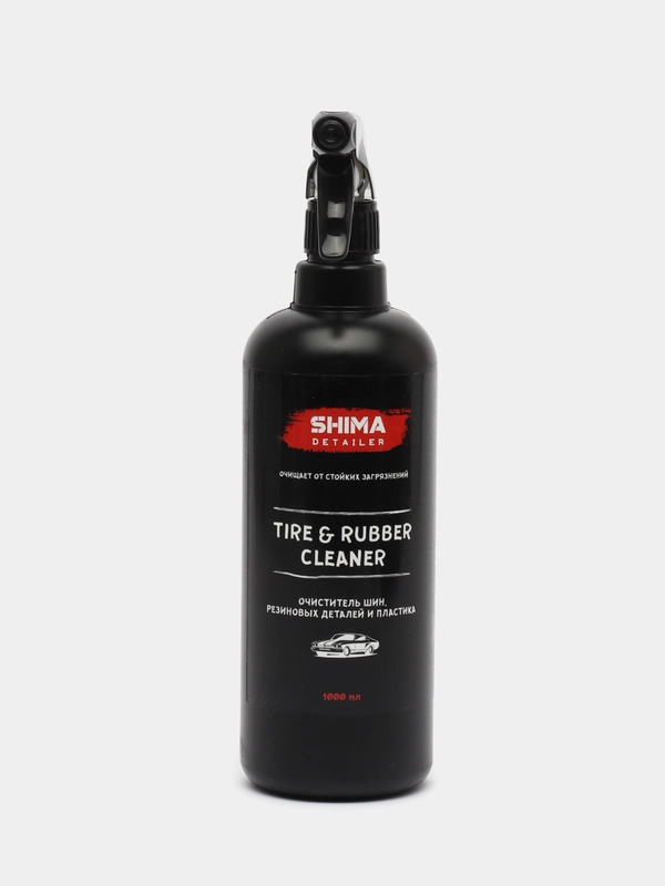 Очиститель шин, резиновых деталей и пластика Shima Detailer "Tire & Rubber Cleaner", 1 литр