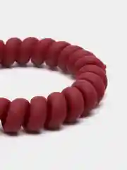 Бордовый резинка-пружинка для волос, матовая, 5 см