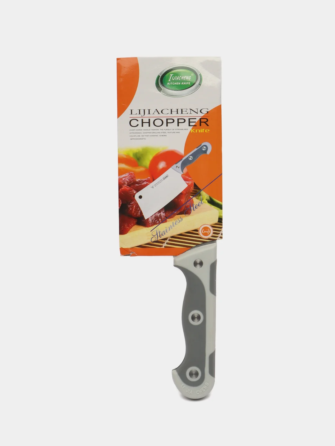 Топорик нож кухонный  с двухкомпонентной ручкой