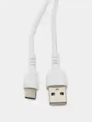 Белый кабель USB - Type-C 3А 1м  Borofone BX51 тайпси
