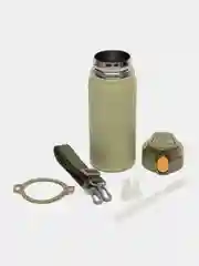 Оливковый спортивная бутылка термос для воды из нержавеющей стали 600мл
