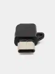 Черный переходник адаптер Micro-USB на Type-C, микро USB на тайп-си