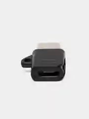 Черный переходник адаптер Micro-USB на Type-C, микро USB на тайп-си
