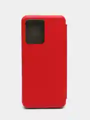 Красный чехол-книжка для Xiaomi Redmi Note 12 4G (Сяоми Редми Ноут 12 4 Джи)