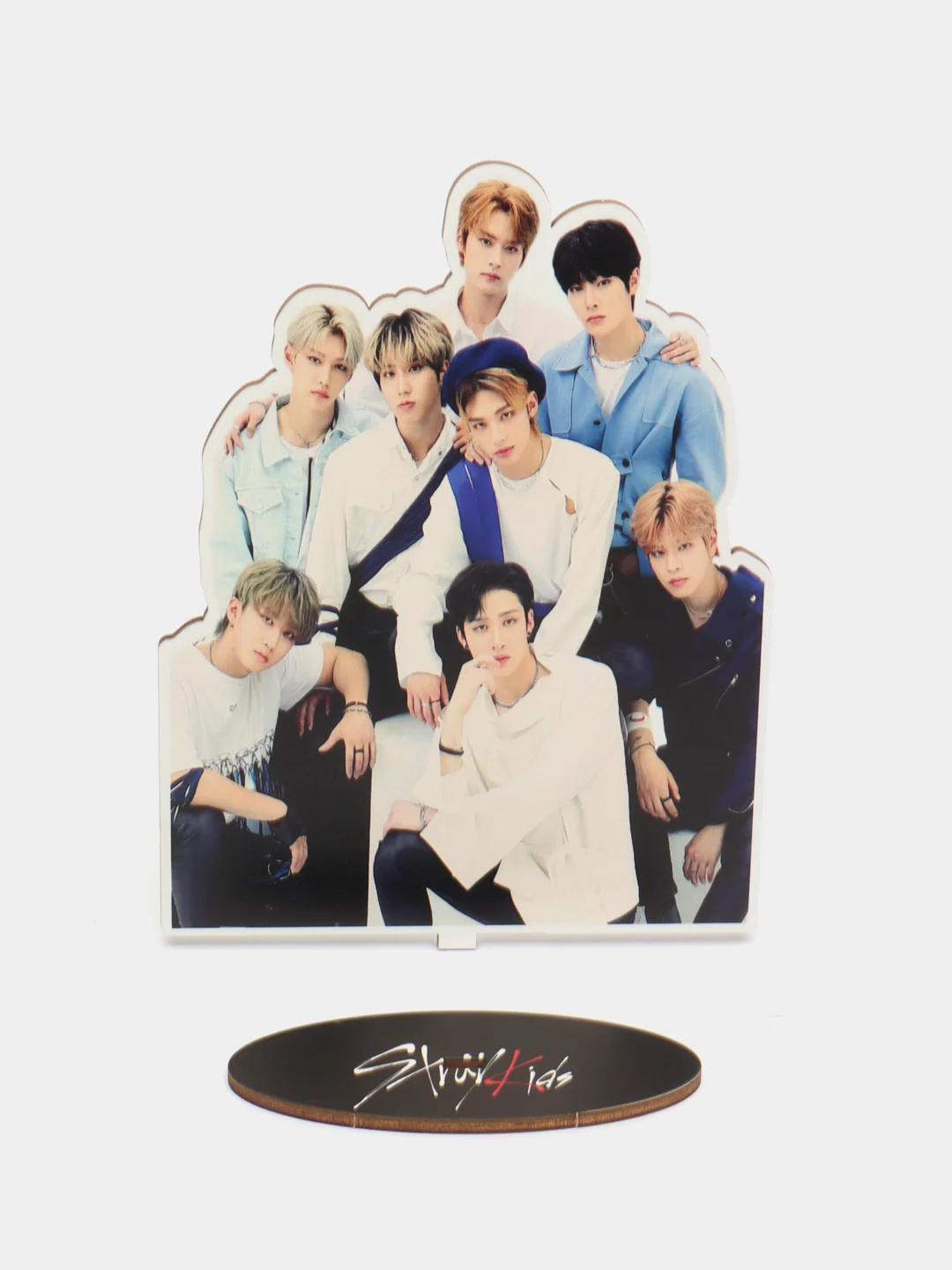 Голубой фигурка k-pop  Stray kids из дерева