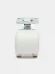 Белое колесо мебельное, 4 шт в комплекте