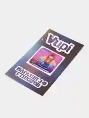 Лазурный 3d-стикеры, наклейки на телефон "Brawl Stars"