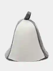 Серый шапка банная KIBER KIBET для бани и сауны