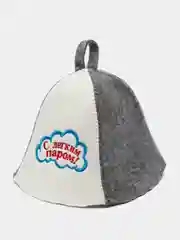 Серый шапка банная KIBER KIBET для бани и сауны