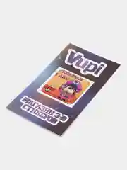 Бордовый 3d-стикеры, наклейки на телефон "Brawl Stars"