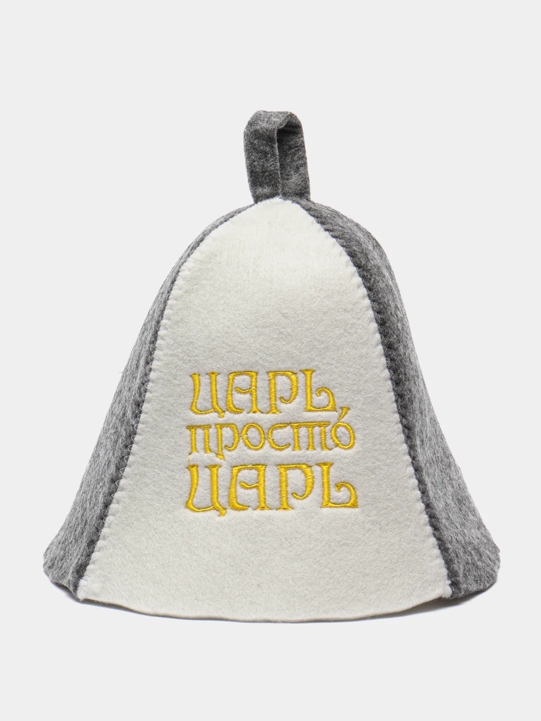 Серебряный шапка банная KIBER KIBET для бани и сауны