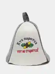 Салатовый шапка банная KIBER KIBET для бани и сауны
