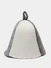 Песочный хаки шапка банная KIBER KIBET для бани и сауны