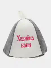 Прозрачный шапка банная KIBER KIBET для бани и сауны