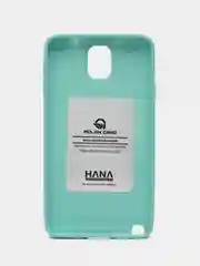 Бирюзовый силиконовый чехол для Samsung Galaxy Note 3 SM-N9000 бампер Hana Molan Cano для смартфона
