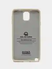Серый силиконовый чехол для Samsung Galaxy Note 3 SM-N9000 бампер Hana Molan Cano для смартфона