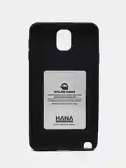 Черный силиконовый чехол для Samsung Galaxy Note 3 SM-N9000 бампер Hana Molan Cano для смартфона