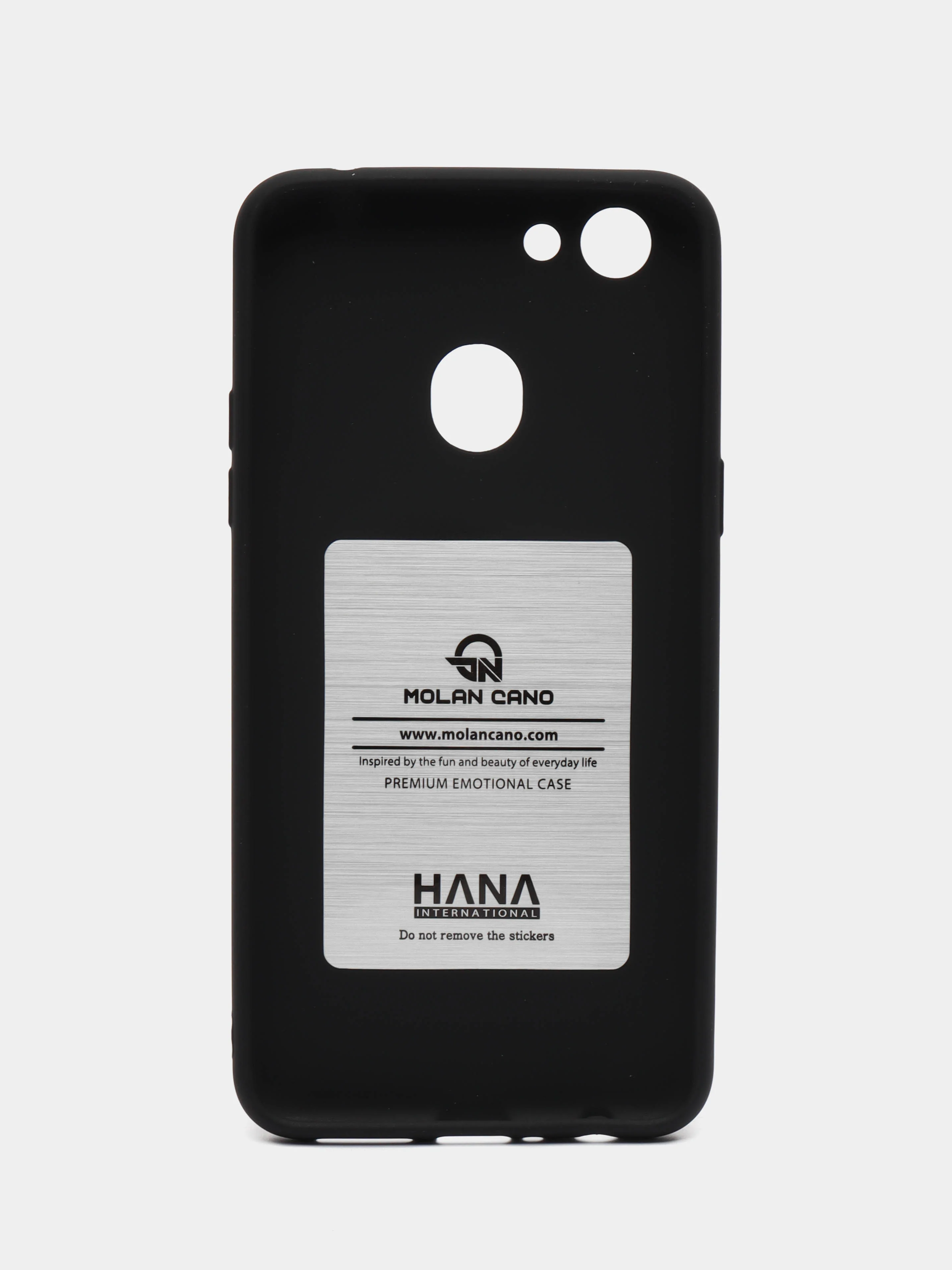 Черный силиконовый чехол для Oppo F5 бампер Hana Molan Cano для смартфона