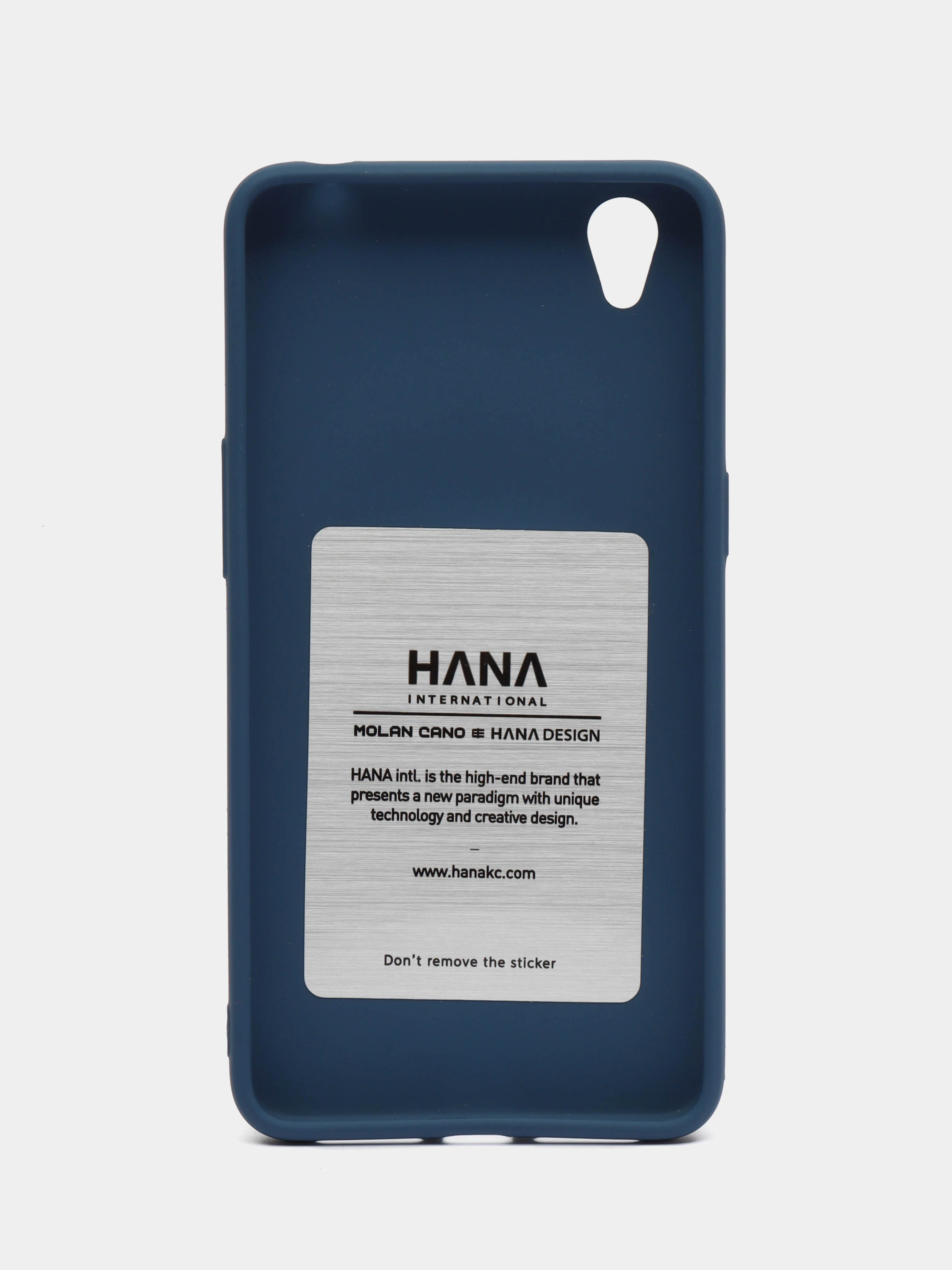 Синий силиконовый чехол для Oppo A37 бампер Hana Molan Cano для смартфона