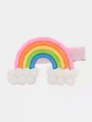 Белый заколка