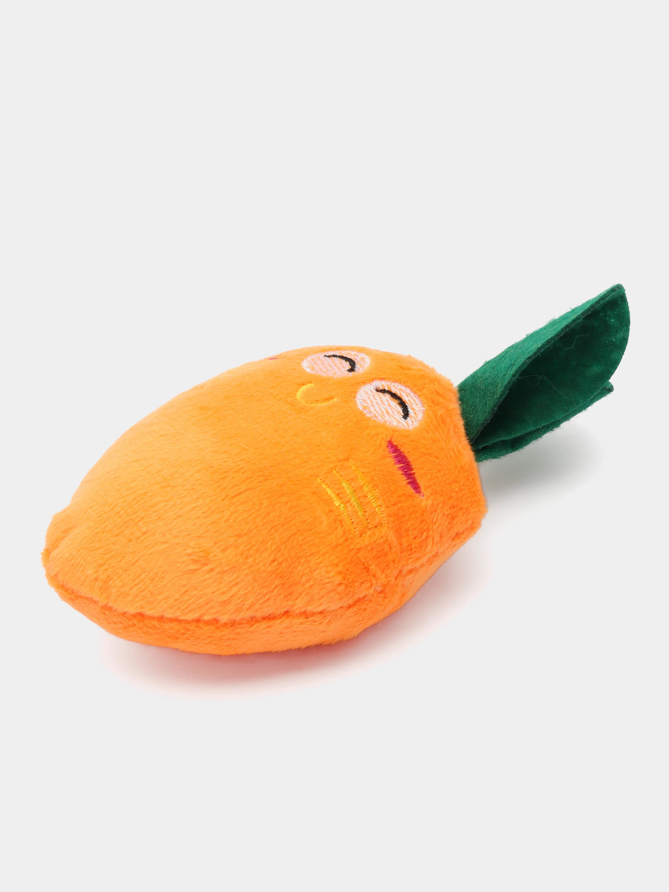 Плюшевая игрушка "Морковка", пищалка для собак и кошек