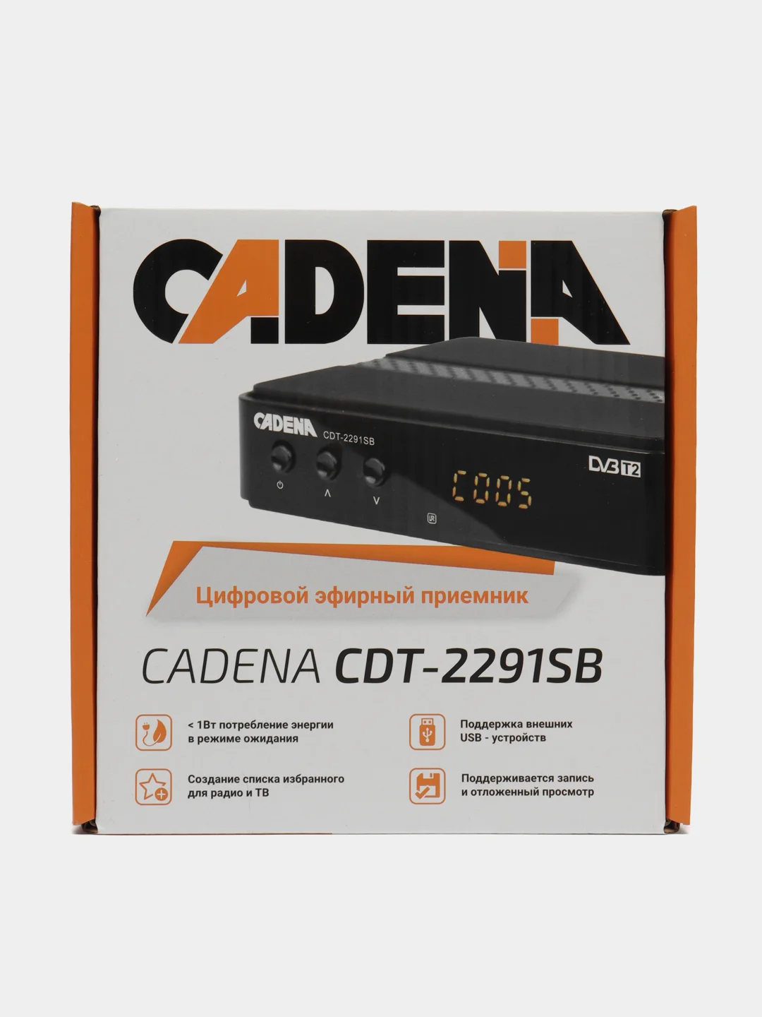 Приемник цифровой эфирный CADENA CDT-2291SB
