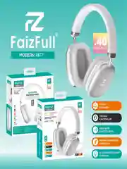 Серебряный наушники беспроводные полноразмерные FaizFull FB77, большие