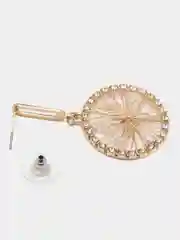 Серьги со стразами