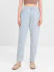Голубой джинсы женские mom fit с высокой посадкой, голубые и синие