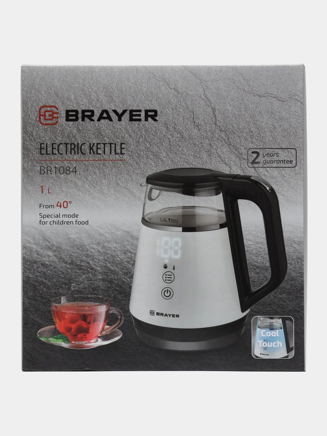 Чайник электрический BRAYER BR1084, Cool Touch