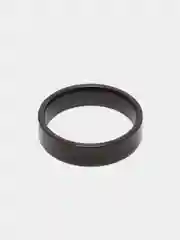 Черный кольцо из стали