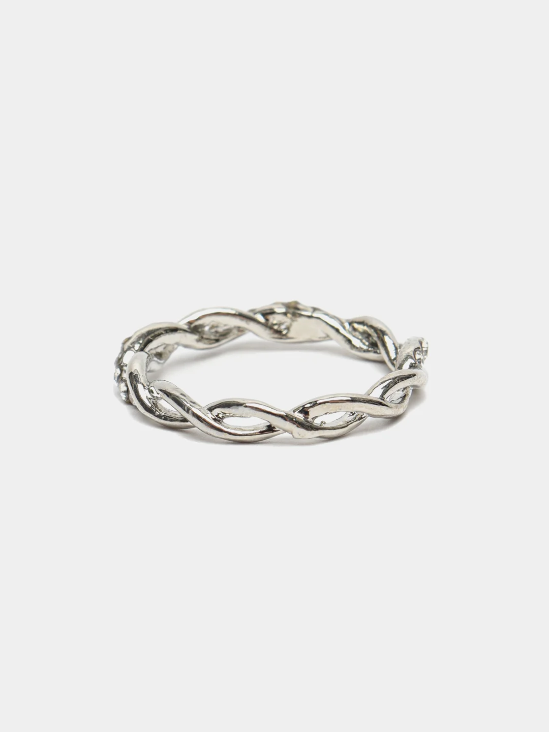 Серебряный кольцо женское, с горным хрусталем