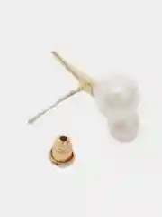 Серьги жемчуг перекрестные