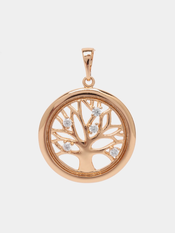Подвеска-кулон Дерево с цирконами, Xuping Jewelry