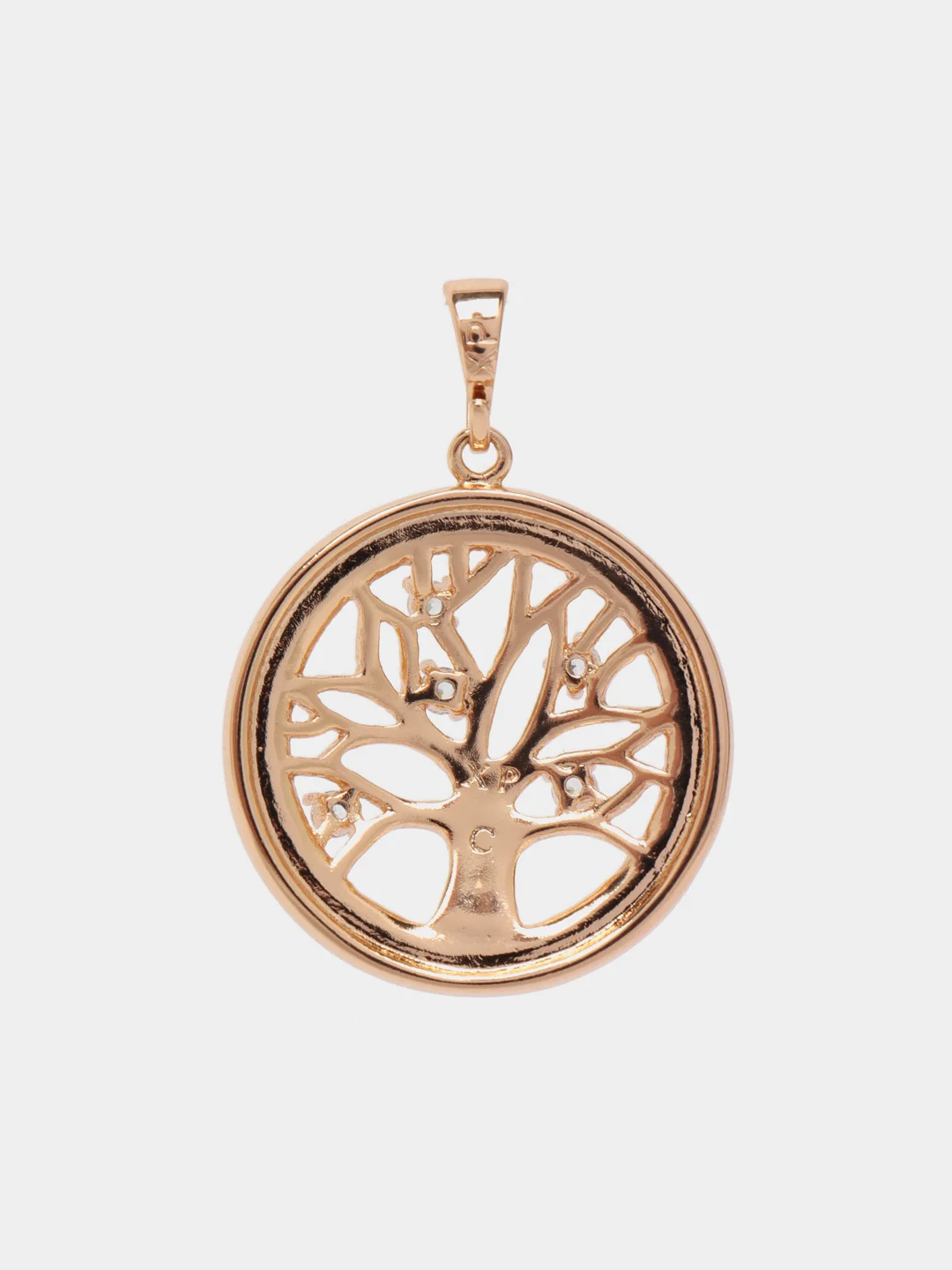 Желтый подвеска-кулон Дерево с цирконами, Xuping Jewelry