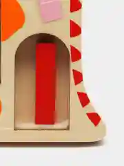 Белый тетрис деревянный для детей, настольный