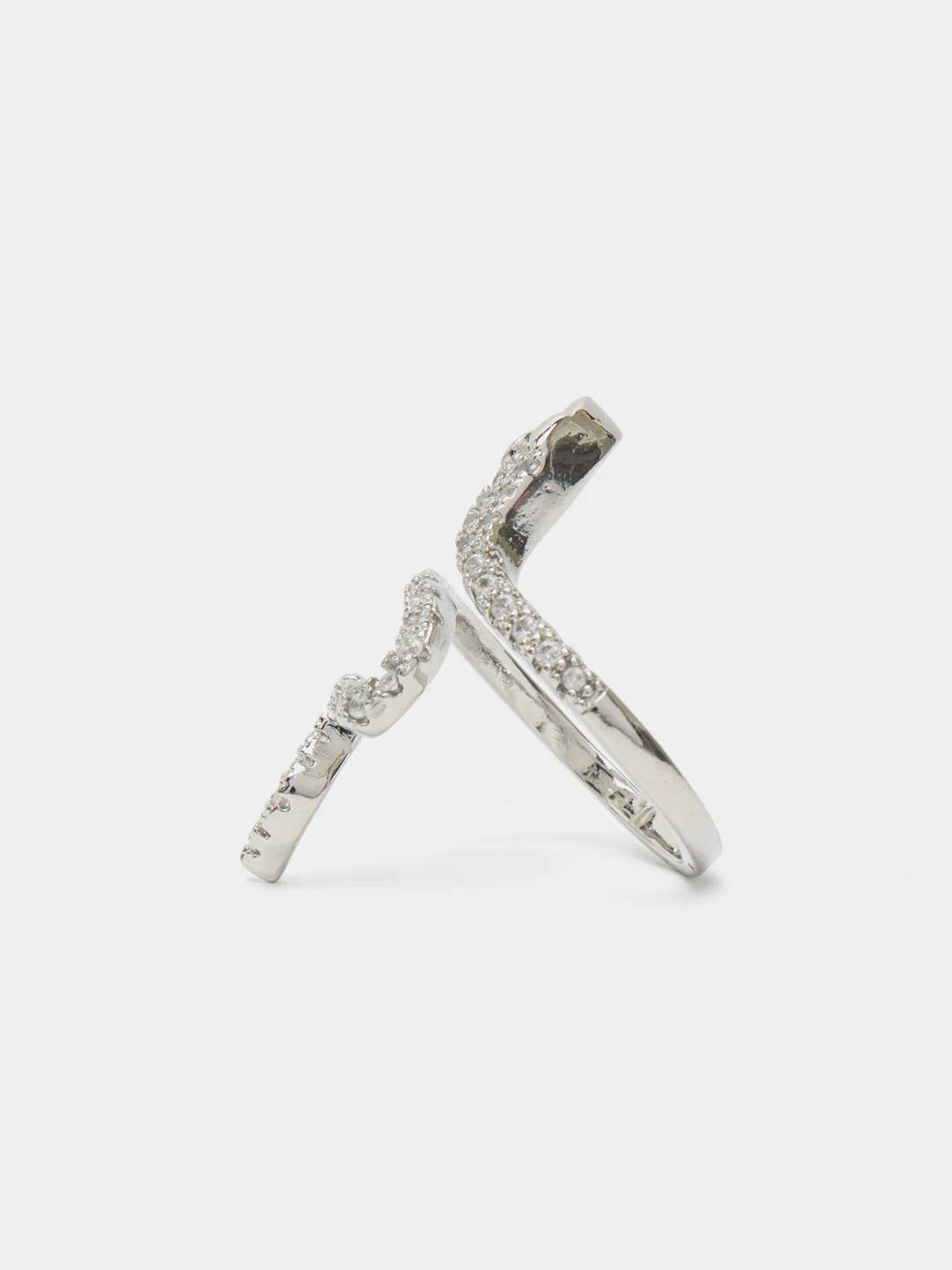 Серебряный кольцо Snake