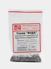 Сплав ВУДА 50гр (Bi-40%,Sn-18%,Pb-32%) SOLINS легкоплавкий припой 65С