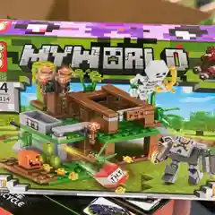 Хаки конструктор Minecraft(Майнкрафт) My World(Мой мир) совместим с Лего (Lego) 340-550 деталей
